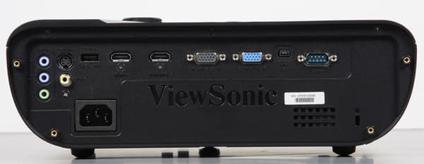DLP-проектор ViewSonic Pro7827HD, вид сзади DLP-проектор ViewSonic Pro7827HD, вид сзади