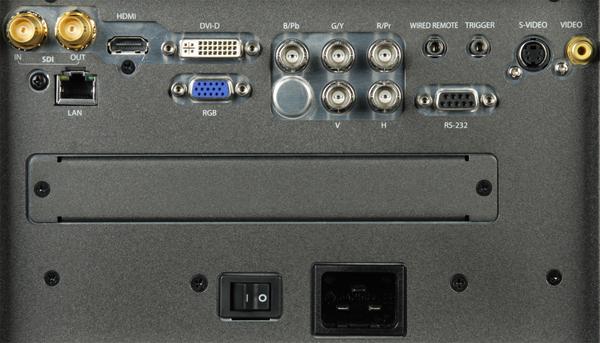 Проектор Vivitek D8800, интерфейсы Проектор Vivitek D8800, интерфейсы