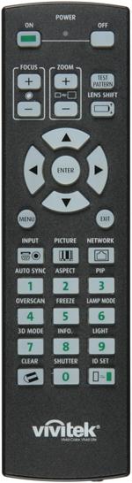 Проектор Vivitek D8800, пульт ДУ Проектор Vivitek D8800, пульт ДУ