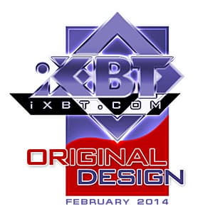 Original Design — награда iXBT.com за оригинальный дизайн модели