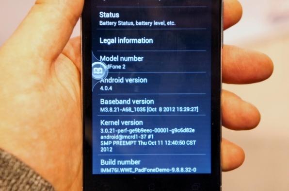 Презентация Asus Padfone2 в Милане