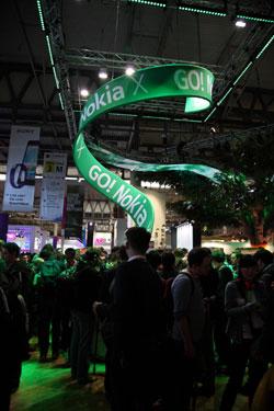 Стенд Nokia на MWC2014