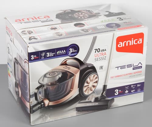 Пылесос Arnica Tesla Premium. Коробка. Пылесос Arnica Tesla Premium. Коробка.