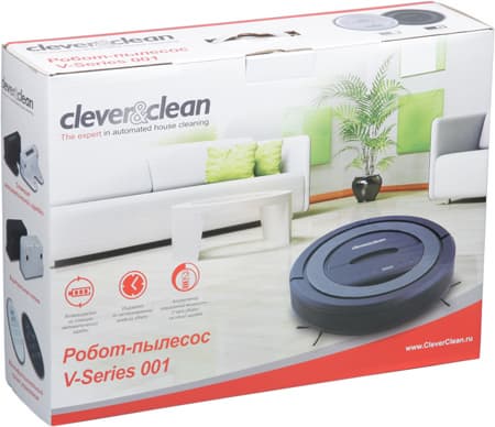 Робот-пылесос Clever&Clean V-Series 001, коробка Робот-пылесос Clever&Clean V-Series 001, коробка