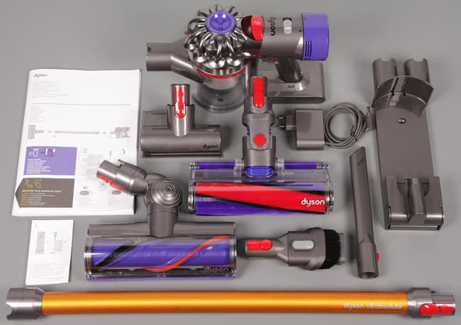Пылесос Dyson V8 Absolute, комплект поставки Пылесос Dyson V8 Absolute, комплект поставки