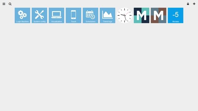 веб-интерфейс Evika LogicMachine веб-интерфейс Evika LogicMachine