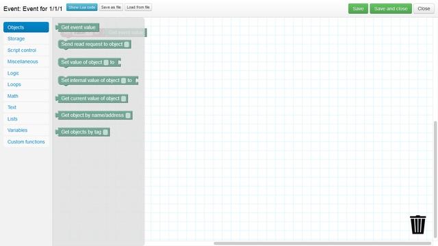 веб-интерфейс Evika LogicMachine веб-интерфейс Evika LogicMachine