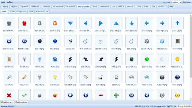 веб-интерфейс Evika LogicMachine веб-интерфейс Evika LogicMachine