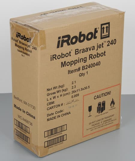 iRobot Braava jet, коробка iRobot Braava jet, коробка
