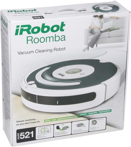 Робот-пылесос iRobot Roomba 521, коробка Робот-пылесос iRobot Roomba 521, коробка