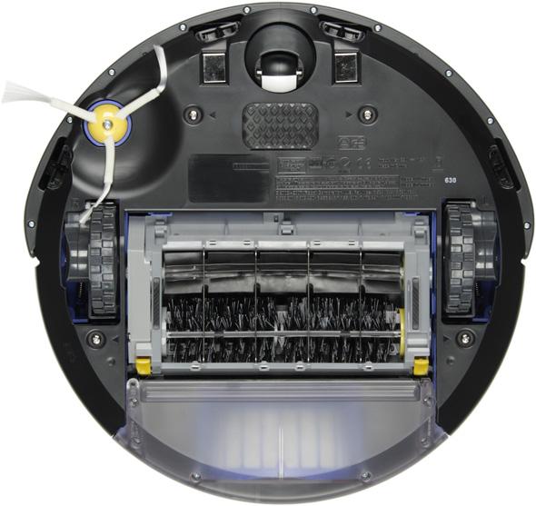 Робот-пылесос iRobot Roomba 630, вид снизу Робот-пылесос iRobot Roomba 630, вид снизу