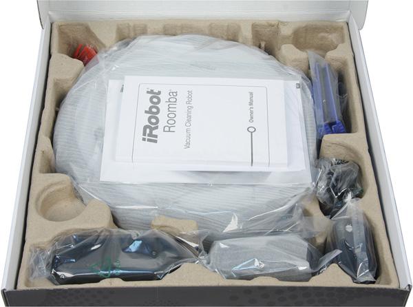 Робот-пылесос iRobot Roomba 630, внутри коробки Робот-пылесос iRobot Roomba 630, внутри коробки