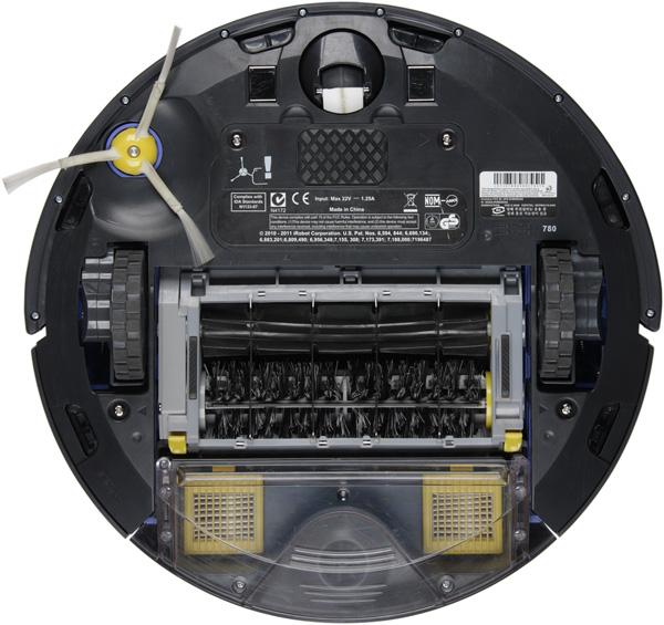 Робот-пылесос iRobot Roomba 780, вид снизу Робот-пылесос iRobot Roomba 780, вид снизу