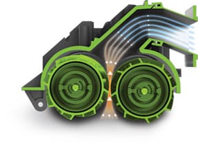 Робот-пылесос iRobot Roomba 880, схема сбора мусора Робот-пылесос iRobot Roomba 880, схема сбора мусора