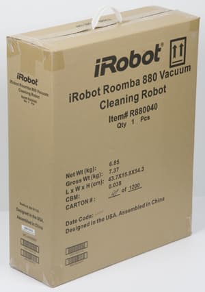 Робот-пылесос iRobot Roomba 880, коробка Робот-пылесос iRobot Roomba 880, коробка