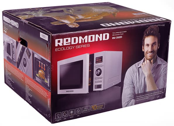 Микроволновая печь с грилем и конвекцией Redmond RM-2502D