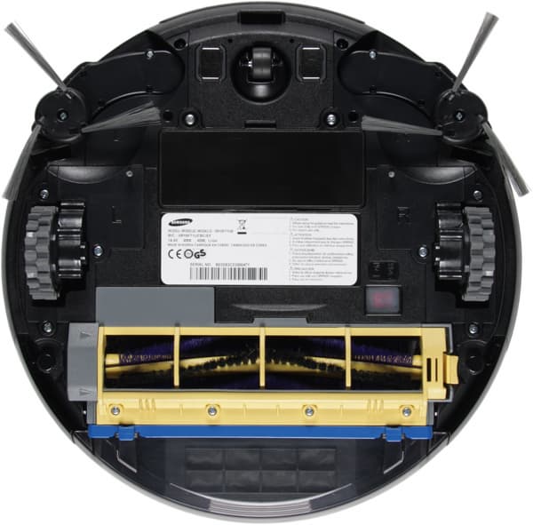 Робот-пылесос Samsung Navibot S Pop-Out (SR10F71UB), вид снизу Робот-пылесос Samsung Navibot S Pop-Out (SR10F71UB), вид снизу