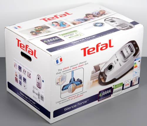 Пылесос Tefal Silence Force 4A TW6477. Коробка.