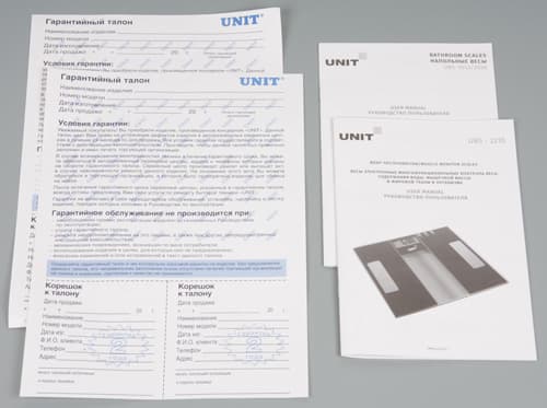 Напольные весы Unit UBS-2210 и UBS-2056. Документация Напольные весы Unit UBS-2210 и UBS-2056. Документация