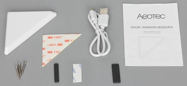 Комплект поставки Aeotec Door Window Sensor 6 (ZW112) Комплект поставки Aeotec Door Window Sensor 6 (ZW112)