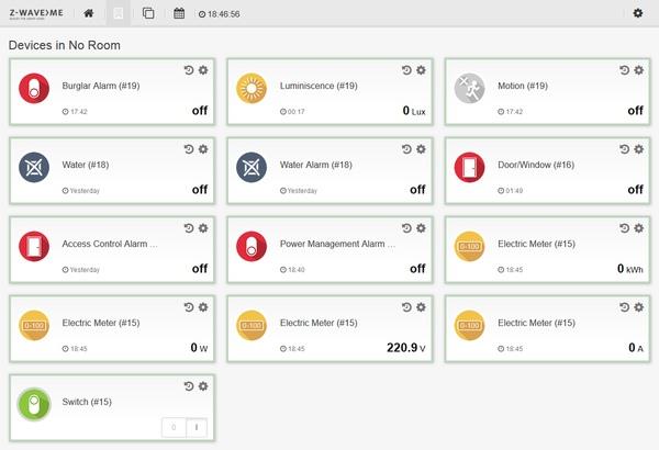 Работа с контроллером Z-Way Работа с контроллером Z-Way
