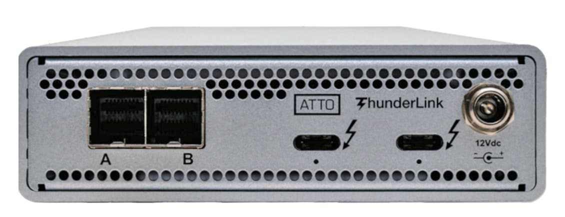 ATTO ThunderLink SH 3128 позволяет подключить к порту Thunderbolt 3 устройства с интерфейсом SAS или SATA