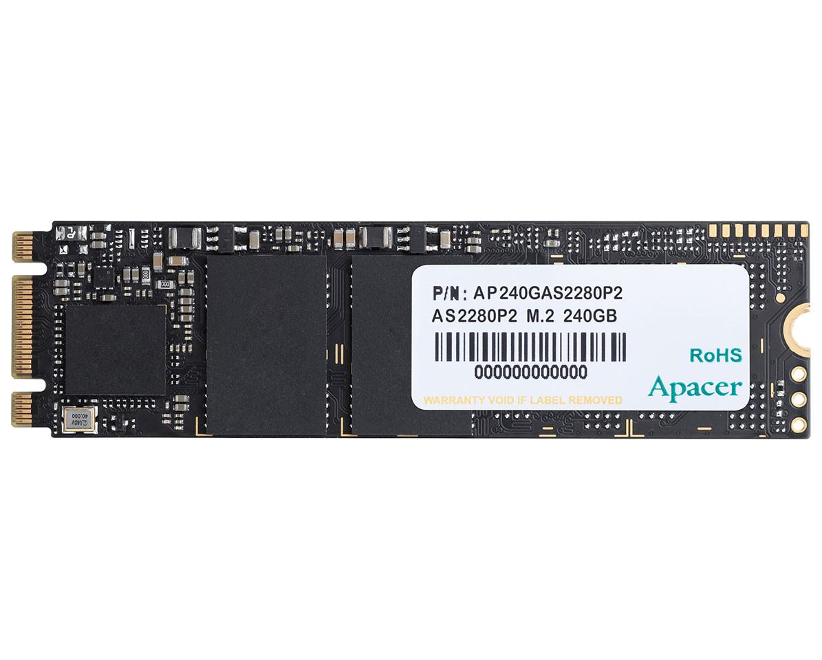 Накопитель Apacer AS2280P2 типоразмера M.2 относится к массовому сегменту