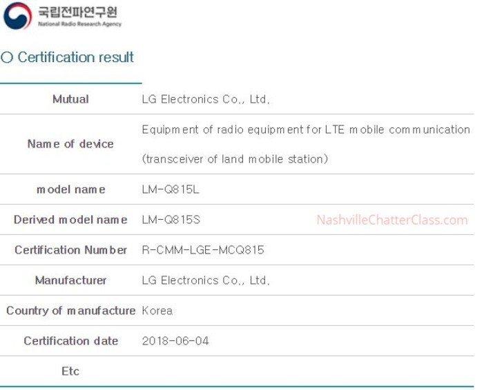LG готовит смартфон Q8+