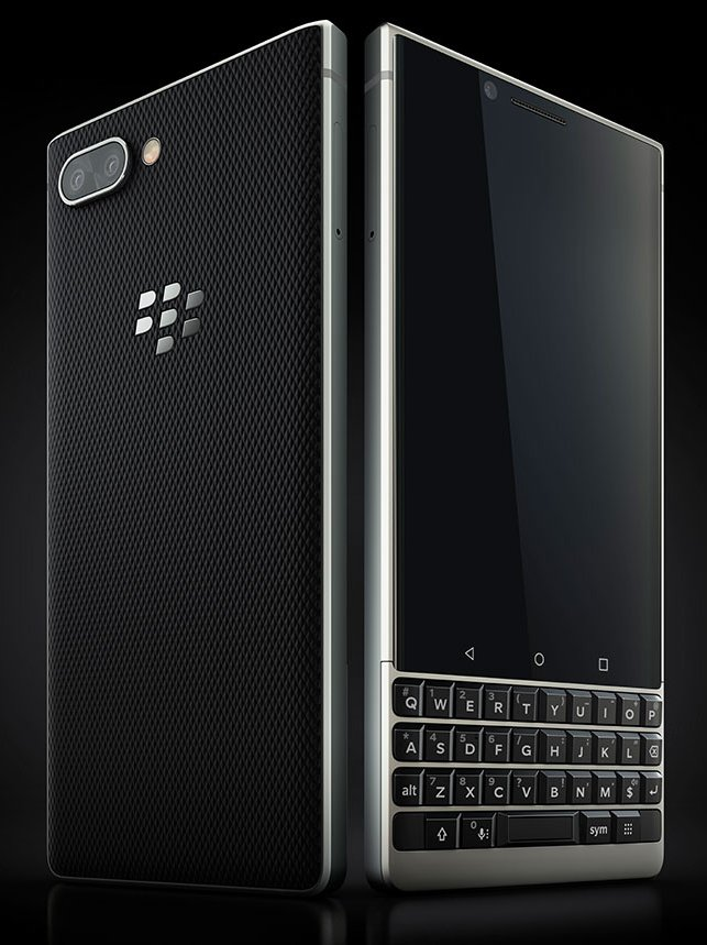 Кнопочный смартфон BlackBerry KEY<SUP>2</SUP> предстал на официальных изображениях