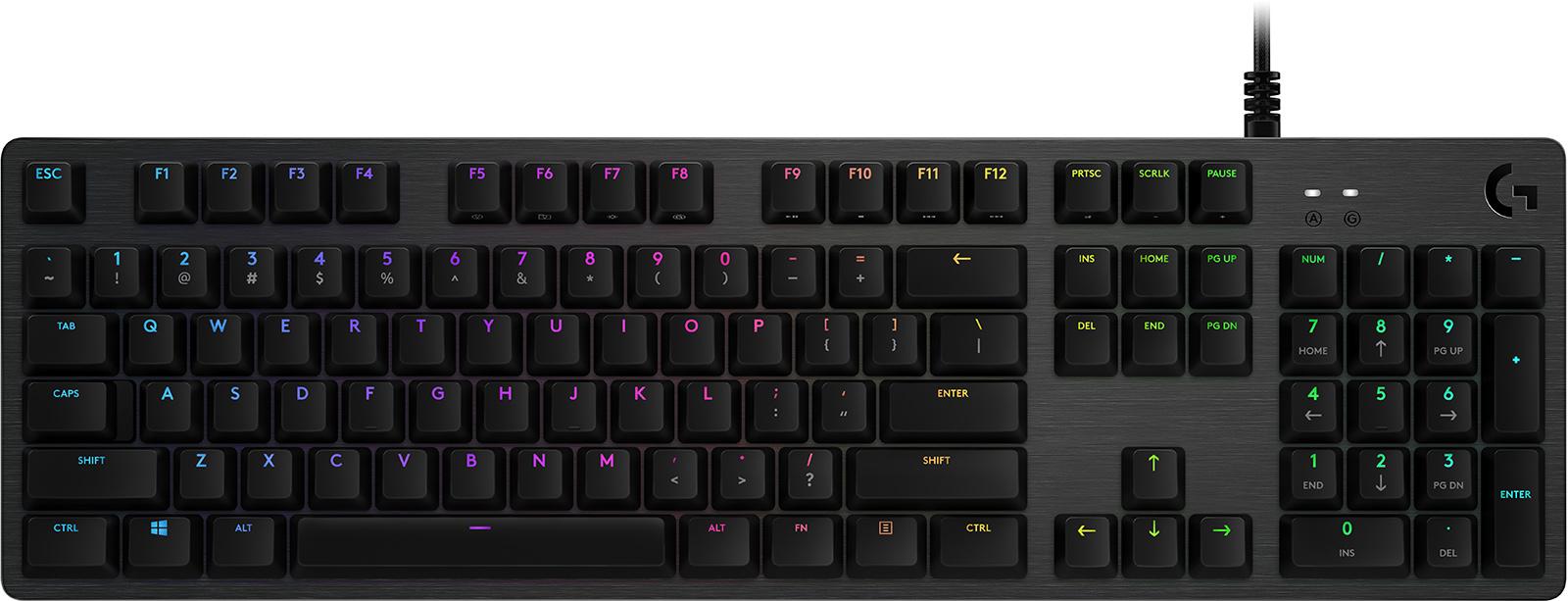 Представлена механическая клавиатура Logitech G512 на новых переключателях GX Blue