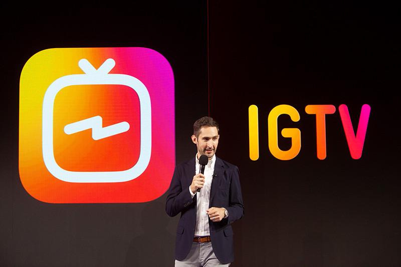Запущен сервис Instagram IGTV. в котором представлены вертикальные видео продолжительностью до 60 минут
