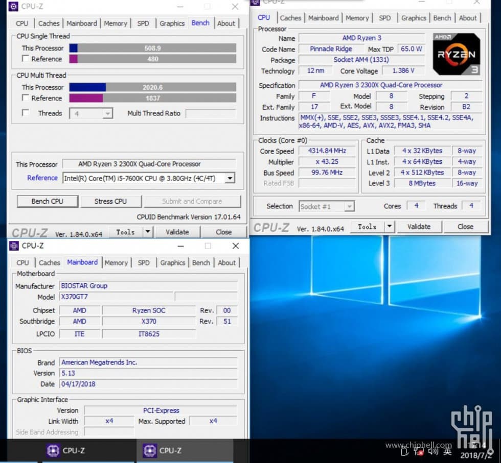 AMD Ryzen 3 2300X в разгоне