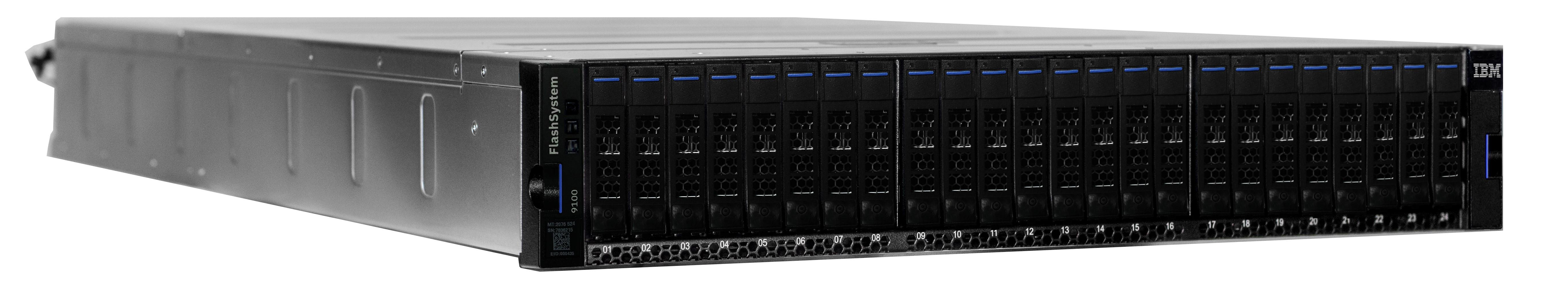 Массивы IBM FlashSystem 9100 включают только твердотельные накопители