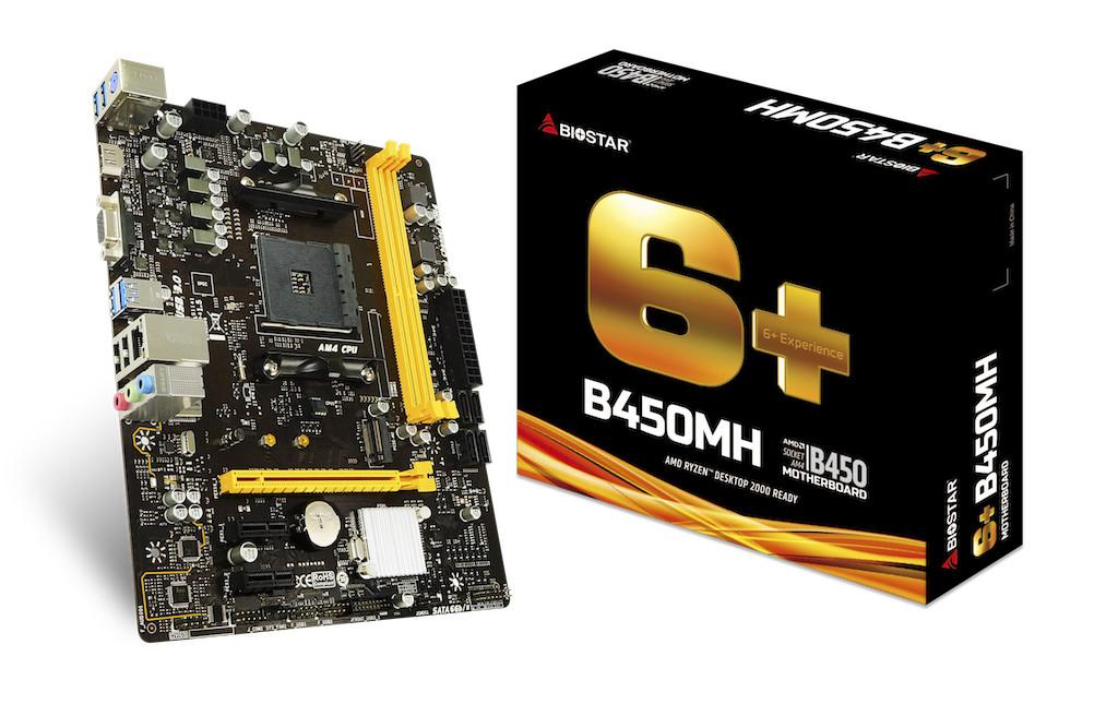 Плата Biostar B450MHC на новом чипсете AMD стоит 60 долларов