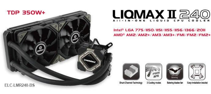 СЖО Enermax Liqmax II 240 предназначена для процессоров AMD Ryzen Threadripper второго поколения 