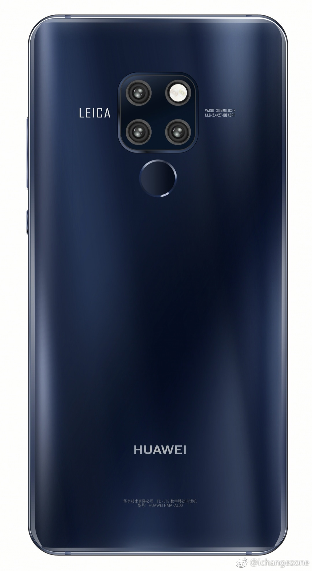 Флагманский камерофон Huawei Mate 20 Pro красуется на качественных рендерах