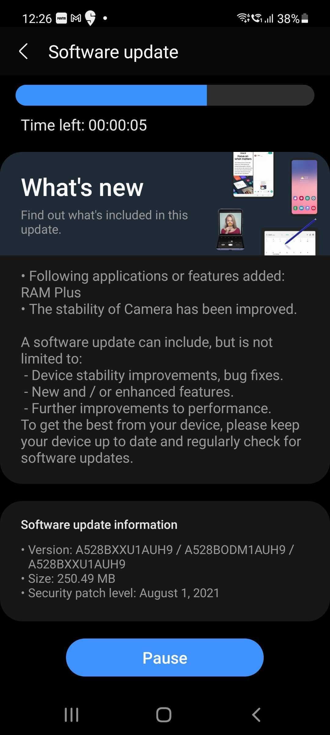 Пользователи смартфонов Samsung смогут бесплатно расширить оперативную память