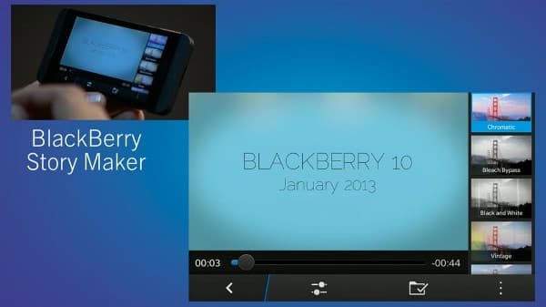 BlackBerry Story Maker BlackBerry Story Maker