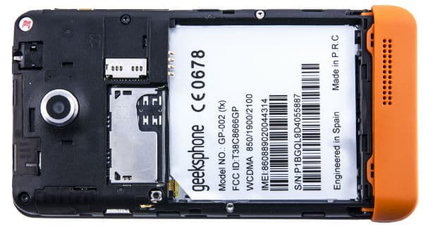 Батарея смартфона Geeksphone Keon Батарея смартфона Geeksphone Keon