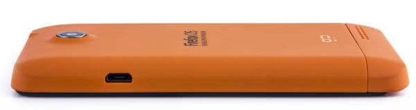 Боковая сторона смартфона Geeksphone Keon Боковая сторона смартфона Geeksphone Keon
