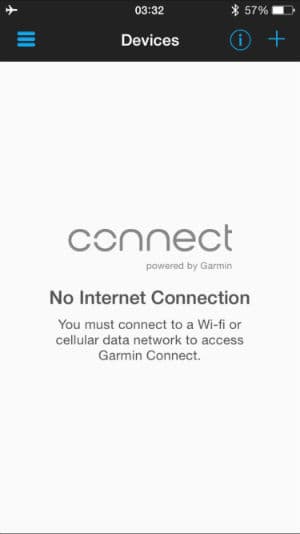 Скриншот iOS-версии сервиса Garmin Connect Скриншот iOS-версии сервиса Garmin Connect