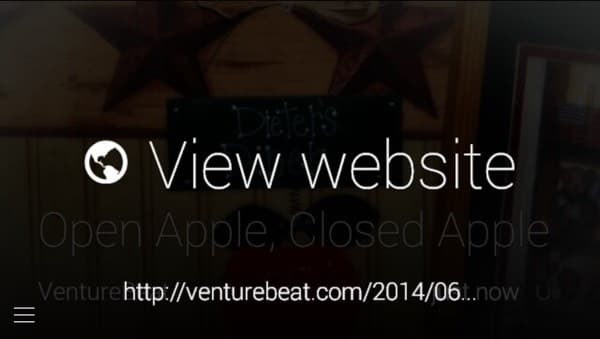Снимок экрана умных очков Google Glass 2.0 Explorer Edition