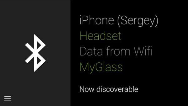 Снимок экрана умных очков Google Glass 2.0 Explorer Edition