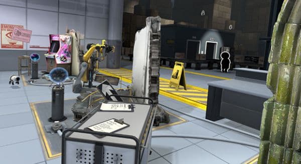 Скриншот демо-сцены Valve The Lab Скриншот демо-сцены Valve The Lab