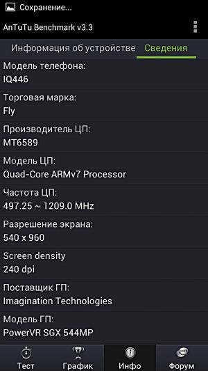 Конфигурация Fly IQ446 Конфигурация Fly IQ446