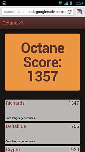 Тест Octane на Fly IQ446 Тест Octane на Fly IQ446