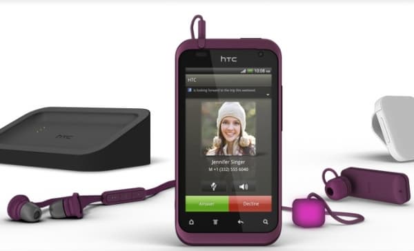 HTC Rhyme сиреневый комплект