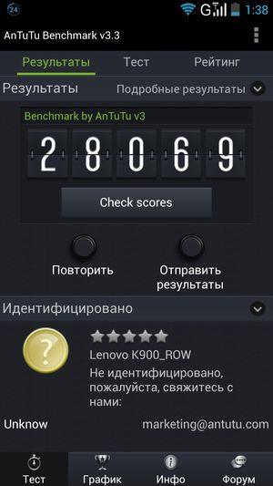 обзор смартфона Lenovo K900