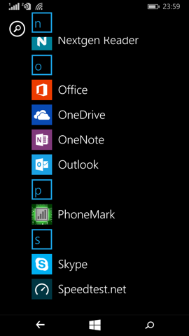Обзор Microsoft Lumia 640. Скриншоты. Облик операционной системы