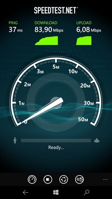 Скорость работы в сети 4G/LTE Microsoft Lumia 950 XL Скорость работы в сети 4G/LTE Microsoft Lumia 950 XL
